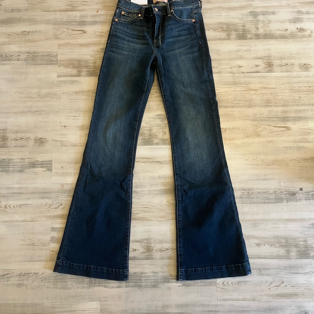 7 For All Mankind Dojo Flare Leg Trouser